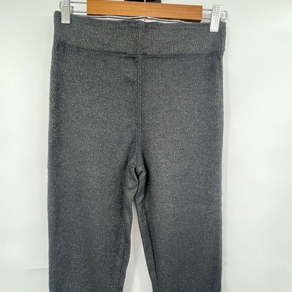 Mumu Blue Women's High Waist Elastic Waist Metallic Gray Bell Bottom Pants Sz S - Picture 3 of 11